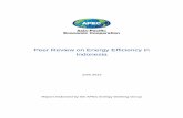 Peer Review on Energy Efficiency in Indonesia · 2013. 12. 2. · Education and Energy Efficiency Related Research and Development ..... 54 8.1. Critique ... national energy policy