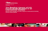 The Reading Literacy of U.S. Fourth-Grade Students in an …nces.ed.gov/pubs2008/2008017_1.pdf · 2007. 11. 19. · The Reading Literacy of U.S. Fourth-Grade Students in an International
