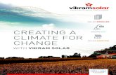 CREATING A - Vikram Solar Energy Company | Solar Panel … · 2020. 9. 24. · VIKRAM SOLAR STORY Dear Solar Enthusiast, The global demand for sustainable energy solutions is on the