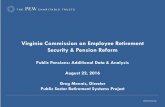 Virginia Commission on Employee Retirement Security ...retirementcommission.virginia.gov/pdf/meetings/august_2016/Pew - … · VRS State and Teacher Plans Contributions and Pension