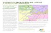 Rochester Area Reliability Project Construction To Begin · 2018. 3. 2. · construction of the Rochester Area Reliability Project (“RARP”) will commence on or about January 30,
