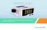 Power & Energy Meters, Current Tranformers and Energy Software | Accuenergy - ACUDC 240 · 2020. 3. 25. · Installed meter reads, records and stores power, energy, voltage, current
