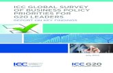 ICC Global Survey of buSIneSS PolICy PrIorItIeS for G20 leaderS...ICC Global Survey of business Policy Priorities for G20 leaders report on ey findings 5 Survey finding #2: respondents