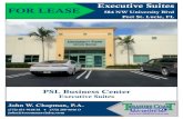 Executive Suites FOR LEASE - LoopNet · 2020. 8. 27. · FOR LEASE Executive Suites 584 NW University Blvd Port St. Lucie, FL John W. Chapman, P.A. (772) 631-9168 M (772) 288-6646