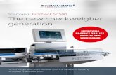 Scanvaegt Procheck SC500 The new checkweigher generation · The SC500 sums up weight and number in a batch during production, checks if the total complies with the e-weighing regulations