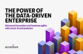 THE POWER OF THE DATA-DRIVEN ENTERPRISE · 2020. 10. 29. · data-driven organizations are outperforming their competitors in terms of profitability as well as customer acquisition
