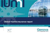 Global marine insurance report - IUMI · GLOBAL MARINE INSURANCE REPORT Global Marine Insurance –Overview Focus: Challenges (Market & data) P&I –Income & claims Cargo –Market