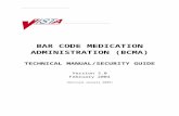 BCMA Technical Manual · Web viewBarcode samples updated – references to “Dosage” changed to “Dose” and space between colon and dose measurement deleted (p. C-9.) REDACTED