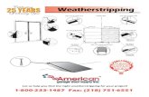 Garage Door Replacement Hardware | American Garage Door … · 2019. 1. 29. · Whether you are replacing existing worn out seals or constructing a new doorway, we have the weatherseal