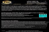 uPAC-GM11b · iPod and Auxiliary input Interface with HD Radio Option for General Motors 11bit GMLAN Radios uPAC-GM11b The uPAC-GM11b interface is a multi input media device compatible