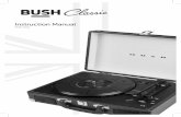 Instruction Manual · 2018. 6. 29. · Classic Portable Turntable | Instruction Manual 4 Features - 33,45,78 RPM selectable speed turntable - AUX IN for connecting other audio sources