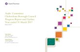 Cheltenham Borough Council - Audit Committee Update - March … · 2017. 3. 14. · Audit Committee Cheltenham Borough Council Progress Report and Update Year ended 31 March 2017