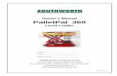 Owner’s Manual PalletPal 360 TM - Lift-Tables.net · The PalletPal unit has been carefully designed to be as safe as possible for operators and service workers. If you take a few