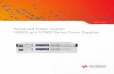 Advanced Power System, N6900 and N7900 Series Power Supplies · 2019. 6. 19. · The APS provides simultaneous voltage and current measure-ment capabilities that deliver high accuracy