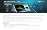Introduction - thirdeyetechbd.com · Revolutionary 3-in-1 Contactless Palm Recognition Terminal with Facial & Fingerprint Authentication Methods ZKTeco is now presenting the uFace800