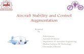 Aircraft Stability and Control Augmentation and agumentation.pdfStability augmentation systems (SAS) • Stability augmentation systems (SAS) were the first feedback control system