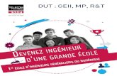 DUT : GEII, MP, R&T - Telecom Paris · 2019. 6. 3. · DUT : GEII, MP, R&T D evenez ingénieur D ’ une gran D e école 1 e e d ’ s s u e. 2 3 ... M1, DUT) ainsi que des élèves