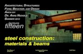 steel constructionfaculty-legacy.arch.tamu.edu/anichols/index_files/...• elastic limit – yield (F y) • inelastic – plastic • ultimate strength (F u) • ductile • strength