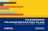 PASSENGER TRANSPORTATION PLAN · 2016. 11. 29. · develops a Passenger Transportation Plan (PTP), which is designed to promote joint, coordinated transportation planning programs