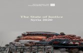 The State of Justice - Syria Justice & Accountability Centre€¦ · The “State of Justice in Syria, 2020” is a report by the Syria Justice and Accountability Centre, which aims