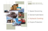 1. Speed Governing 2. Genset Automation 3. Hydraulic Cranking 4. …genset.co.kr/down/kti_hydro_applications.pdf · 2018. 12. 28. · Genset Automation 3. Hydraulic Cranking 4. Engine