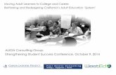 Moving Adult Learners to College and Career: Rethinking and Redesigning California’s ... · 2019. 2. 20. · Career Advancement Academies ! Linked Learning ! ... Contextualization