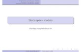 nicolas.chopin@ensae · nicolas.chopin@ensae.fr State-space models. Presentation of state-space models Examples of state-space models Sequential analysis of state-space models multi-target