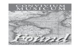 CONVIVIUM MUSICUMnew.convivium.org/wp-content/uploads/2015/12/Found... · Andreas Christi famulus Cristóbal de Morales (c. 1500–1553) • intermission • Exsultate Justi in Domino