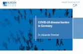 COVID-19 disease burden in Germany · 12/8/2020  · 08 DEC 2020 burden-EU COST: WG meeting - COVID19 disease burden 5 YLL by age and sex YLL Women 40,888 Men 71,876 Total 112,764