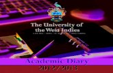 CAVE HILL • MONA • ST AUGUSTINE • OPEN CAMPUSmyspot.mona.uwi.edu/registry/sites/default/files/...UWI ACADEMIC YEAR > 2012/2013 iii Dates for Academic Diary 2012/2013 Graduation