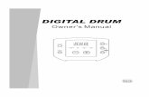 DIGITAL DRUM - Musikhaus Kirstein · 2014. 1. 27. · the drum and all related device before making any connection. Using the provided cables, the cable received by marking the corresponding