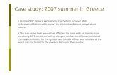 Case%study:%2007%summer%in%Greece%indico.ictp.it/event/a1257/session/12/contribution/7/material/0/3.pdfSummer%2007%forestﬁres % • 280,000%hectares%(corresponding%to%almostof%the%enEre%Greek%land%