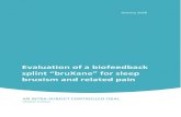Evaluation of a biofeedback splint “bruXane” for sleep bruxism ......Page 1 of 18 Abstract Objective: To analyse the intra-subject effect of treatment with a full occlusal biofeedback