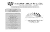 SUPLEMENTO - Gob ORGANICO...1 LOVATO, J. I. (1957). Programa Analítico de Derecho Procesal Civil Ecuatoriano. Quito: Ed. Casa de la Cultura Ecuatoriana, p. 40 y ss. 2 Peñaherrera,