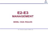 Market Scenario & BSNL status210.212.144.213/course_material/e2e3/management2/PPT...Module for the Topic: BSNL CDA Rules •Eligibility: Those who have got the Upgradation to from