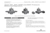 Manuals: Types 95L, 95H, 95HP and 95HT Pressure Reducing … · 2020. 9. 12. · pressure regulators are suitable for pressure control of steam, air, gas, water, oil and similar fluids