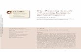 Dual-Processing Accounts of Reasoning, Judgment, and Social …francisp/Phil488/EvansDual... · 2012. 2. 29. · thinking, reasoning, decision-making, social cognition, dual-process
