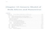 Chapter 15 Generic Model of Bulk Silicon and leehs/ME695/Chapter 15.pdf · PDF file Chapter 15 Generic Model of Bulk Silicon and Nanowires Contents Chapter 15 Generic Model of Bulk