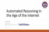 Automated Reasoning in the Age of the Internet · 2017. 12. 20. · oBut hard for non-specialist to use. oOpen-ended natural language still a hard research question. oCould use restricted