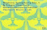 Brahms Symphony No. 1 & Tragic Overture ...Overture has a symphonic character and primarily displays a pathetic-tragic expressiveness, with faltering rhythms, funeral march-like elements