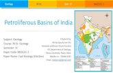 Petroliferous Basins of India - Patna University...Krishna-Godavari Basin- Extensive deltaic plain formed by two large east coast rivers, Krishna and Godavari in the state of Andhra