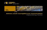 Ethics and Compliance Committee - Operating Rules...European Investment Bank Ethics and Compliance Committee Operating Rules 1 September 2016 page 3 / 8 among the ECC members or, in