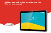 Manual de usuario User manual Tab speed - Vodafone · 2020. 9. 24. · User manual Tab speed VF-1397 Manual de usuario. 2 Indice 1 Il dispositivo ... del tablet, sbloccare il tablet