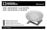 3D MOND-LAMPE 3D MOON LAMP - Bresser · 2019. 11. 21. · Mond-Lampe den Berührungsschalter neben dem Ladeanschluss, um das Produkt ein- oder auszuschalten oder die Farbe von Kaltweiß