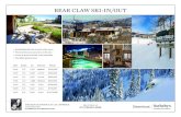 BEAR CLAW SKI-IN/OUT - steamboatlocalbrokers.com · BEAR CLAW SKI-IN/OUT • Breathtaking ski mtn & south valley views • The best ski access anywhere on the mtn • Access to pools,