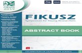 FIKUSZ 2017 Abstract Booklet...FIKUSZ '19 SYMPOSIUM FOR YOUNG RESEARCHERS 29 November 2019, Obuda University, Budapest, Hungary FIKUSZ – Symposium for Young Researchers 2019. Abstracts