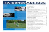 TX Sense Abilities · 2016. 3. 4. · Edgenie Bellah (512) 206-418 . bellahe@tsbvi.edu. Jean Robinson (512) 206-9418 . robinsonj@tsbvi.edu . Effective Practices Editors . Ann Adkins