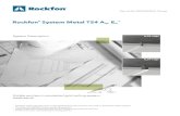 Rockfon System Metal T24 A , E · 2. Cross tee T24 Click 600 7. Non perforated tiles Available in A M 24 and E M 24 edges, 600 x 600 and 1200 x 300 sizes for borders, perimeter edge