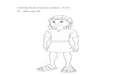 Coloring Book character designs – 1 of 4...Coloring Book character designs – 2 of 4 16 – Jehu (age 10) 17 – Elizabeth (age 12) 18 – Thief #1 19 – Thief #2 20 – Jackel