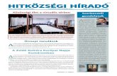 h b HITKÖZSÉGI HÍRADÓ - WordPress.com · Ban kunk cí me: OTP Slovakia, Záhradnícka 10, 94501 Komárno A hitközséget, újságunkat anonimitá-sukat kérő adományozók támogatták!